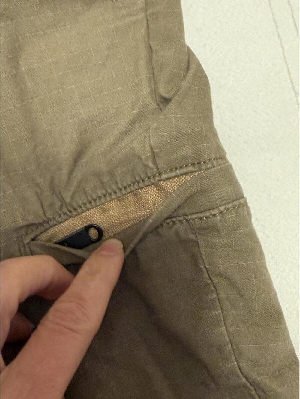 Mango MNG Olive Khaki Cargo Jogger Pants Men's Size 32 Drawstring Tapered - Picture 5 of 6